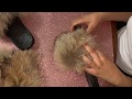 DIY: Raccoon Fox Fur Slides