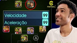 ADEYEMI jogador MAIS RAPIDO e BUGADO do eFootball 2024 Mobile