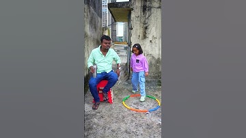 Funny Jump in hula hoops Ring 😂 #shorts #funnyshorts #funnyvideo