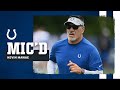 Offensive Line Coach Kevin Mawae Mic&#39;d Up During Training Camp