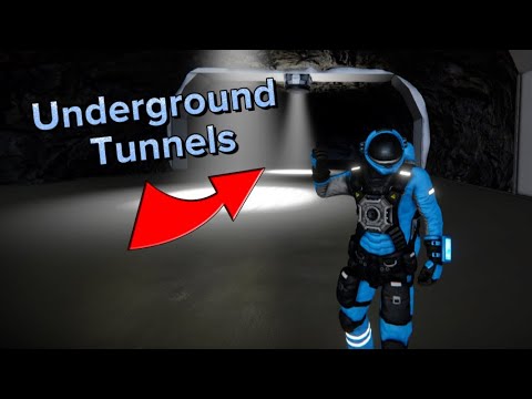 Space Engineers - How To Make a Tunnel (Easy Way) - YouTube