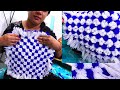 Pom pom wala new design woolen table mat craft   tablemat knittercrafteryogita