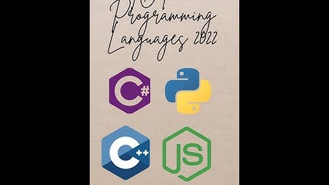 Top 10 Programming Languages of 2022 #shorts