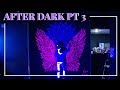 After Dark Pt 3 Wings Black Light  Mural Time-Lapse | Thunder Bay, ON