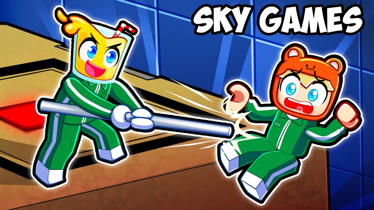 Winning the New SKY GAMES GAMEMODE in Roblox Squid Games