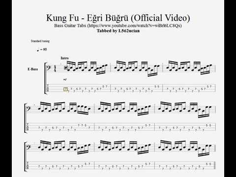 Kung Fu - Eğri Büğrü (Bass Tabs) isimli mp3 dönüştürüldü.