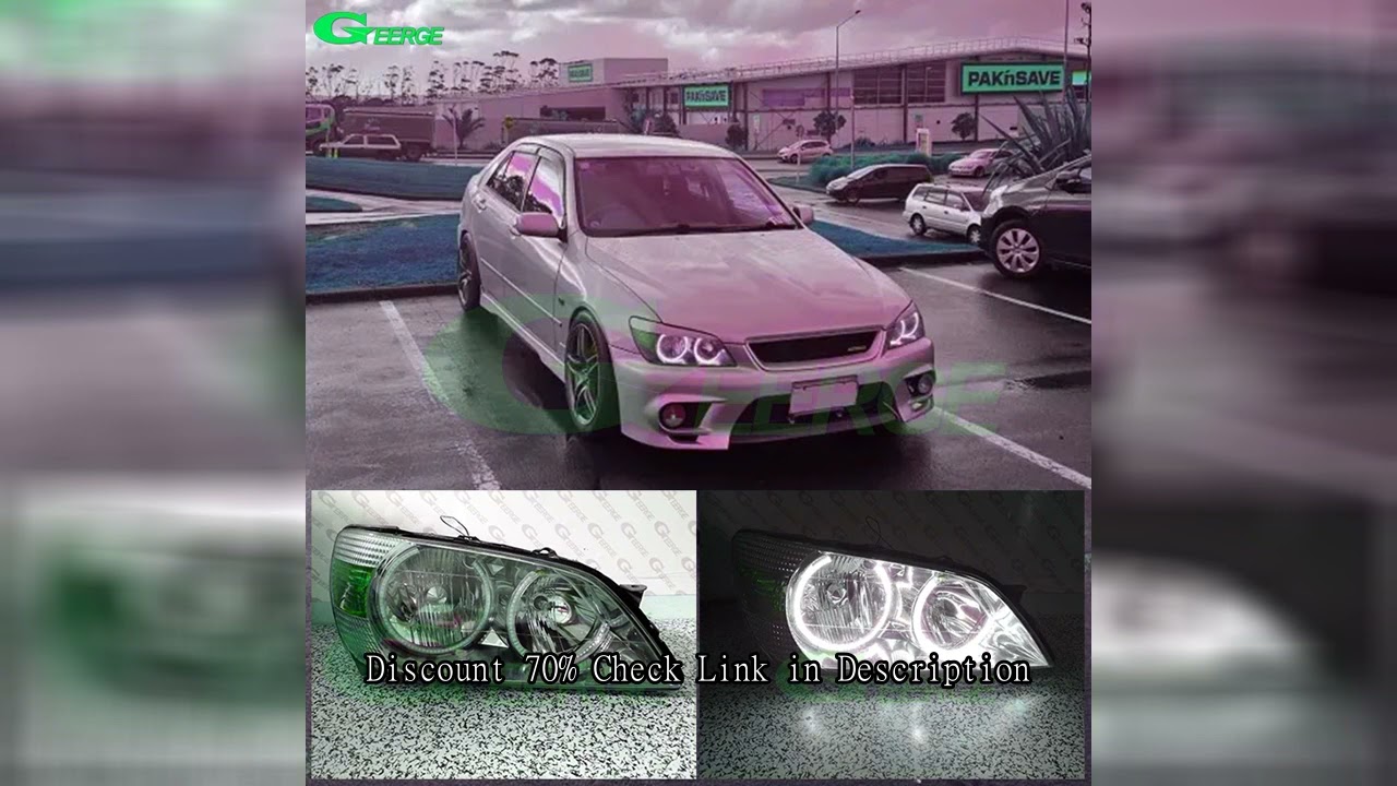 Geerge For Lexus IS200 IS300 IS 200 300 Toyota Altezza SXE10 Ultra Bright Led Angel Eyes Kit Halo Ri