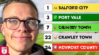 MY SKY BET LEAGUE TWO 1-24 PREDICTIONS! | 2026/2027 
