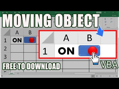 Moving Object in Microsoft Excel with VBA