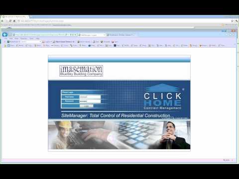 Online Construction Customer Portal - ClickHome