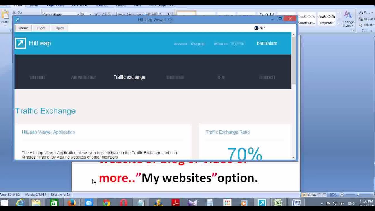 HitLeap Traffic Exchange – Get Free Website Traffic