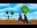 GODZILLA - SHIN GODZILLA: Evolution of VIRUS-SIREN HEAD | Godzilla Movie Cartoon
