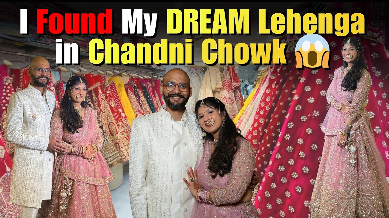 NRI Wedding Shopping in Chandni Chowk 😱 | Dream Lehenga, Jewellery & Sherwani | @AlbeliRitu