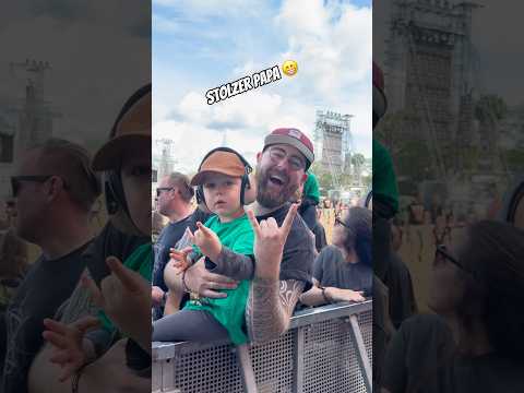 Eine Musik, die alle Generationen verbindet. 💚 #Wacken #WOA #MetalFamily