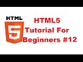 HTML5 Tutorial For Beginners 12 # Using div Tags to Layout header, navig...