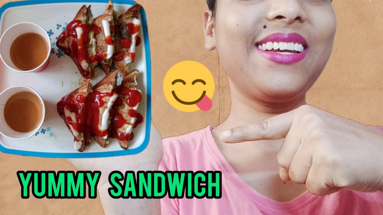 Bread//Bread Sandwich//Vegetable Sandwich🥪//How to Make Bread Sandwich