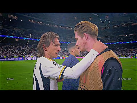 مودريتش يهدي قميصه لديبروين