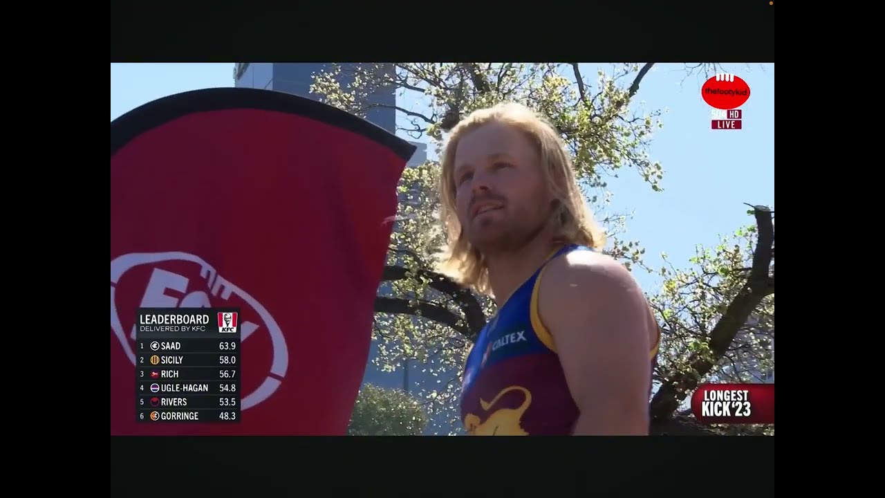 Daniel Rich | 2023 grand final longest kick