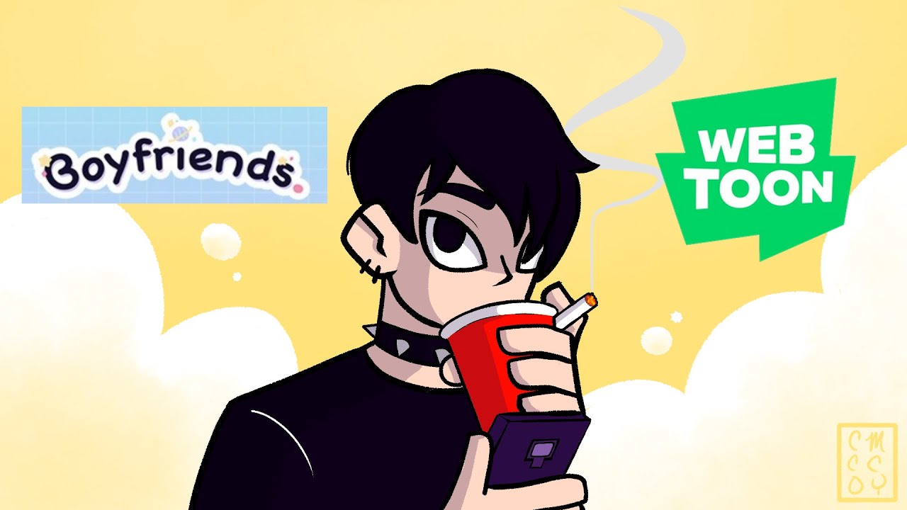 Boyfriends Goth Redraw (Speed Paint) Boyfriends toon YouTube