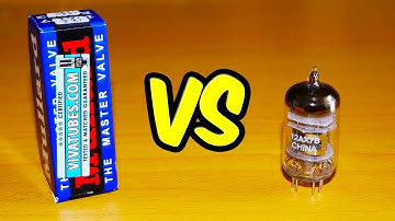 12AX7 vs 12AU7 Vacuum Tube Audio Test!