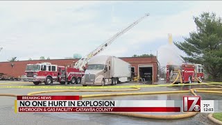 No one hurt in gas explosion at Catawba County hydrogen and gas facility
