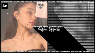 Sapphire Wipe Transitions After Effects