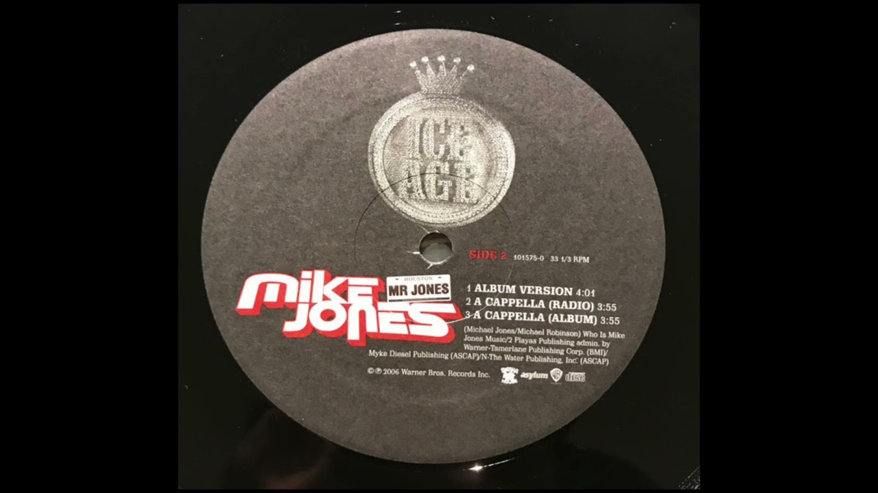 Mike Jones - Mr. Jones (Acapella) - YouTube