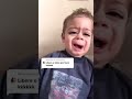 The crying baby laughed at funny filter😂😁