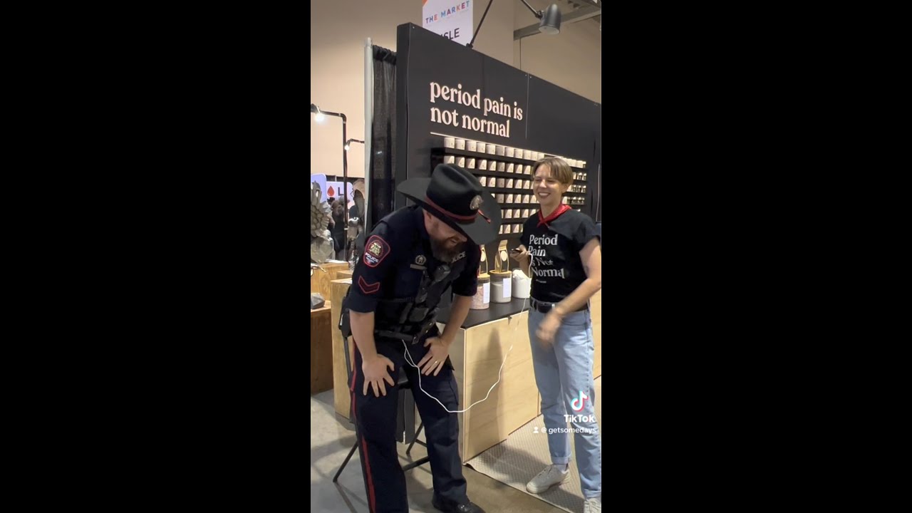 This Man Tried A 'Period Pain Simulator' At The Calgary Stampede & Could  Barely Stand (VIDEO) - Narcity