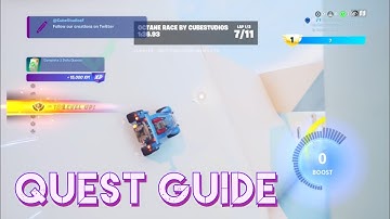 Complete a lap in under 2 minutes 30 seconds in Octane Race 20,000 XP [Fortnite]