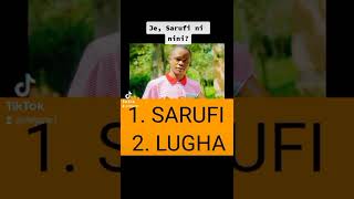 @Sarufi na Matumizi ya Lugha