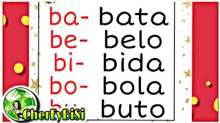 pagbasa sa filipino pagpapantig pagbasa sa grade 1 tagalog cher ey bi si youtube