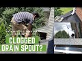 Clogged Downspout? | How to clean rain gutter downspouts