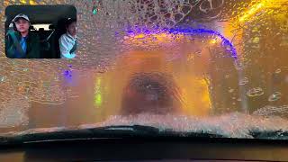 Getting my Bluey washed at Delta Sonic