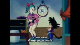 Dragon Ball Clássico - Bulma Mostra A Calcinha Para Goku Dublado Em Pt Br 