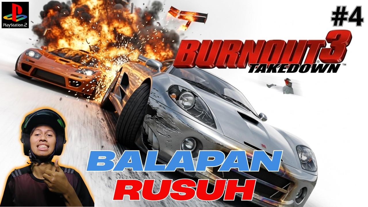 GAME BALAPAN PALING RUSUH DI PS 2 || Burnout 3: Takedown #4