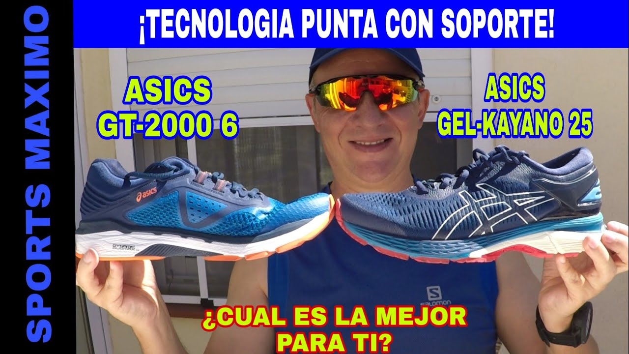 Dólar Sentimental bienestar RUNNING.COMPARATIVA ASICS GEL-KAYANO 25 Y ASICS GT-2000 6.¿CUAL DEBERIAS  TENER? - YouTube