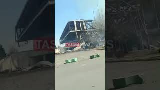 Ozodi Stadionining Bir Qismi Qulab Tushdi.