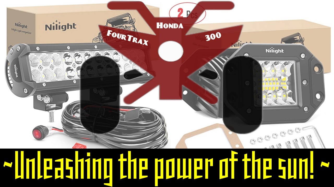 Quick Video- Installing LED lites on my ATV