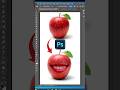 How to add a smiley face to an apple in Adobe #photoshoptutorial#photoshop#design#logo#adobe