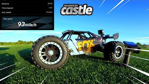 Losi DBXL-E 93mph Off-Road Speed Run. World