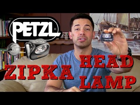 PETZL ZIPKA HEADLAMP // Retractable Cord Torch