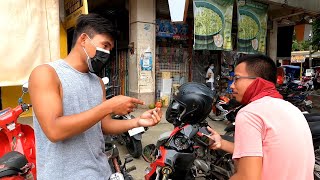 Giving Money to Eat World Hottest Chili | Carolina Repear in Public | Boy Tapang ️?