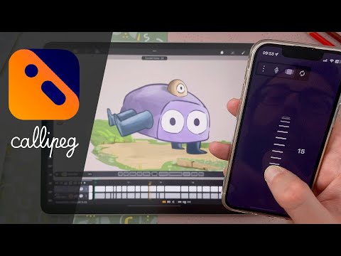 How to flip your animation on iPad from your iPhone | Callipeg 2D animation apps