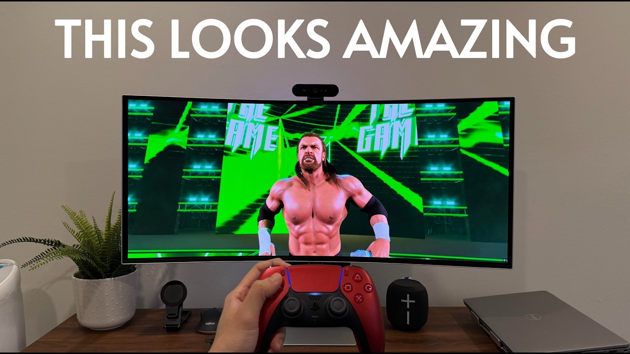 WWE 2K25 on an Ultrawide is just too good