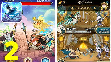Viking Gods - Idle Tap Game - Android/ IOS Gameplay | Part 2