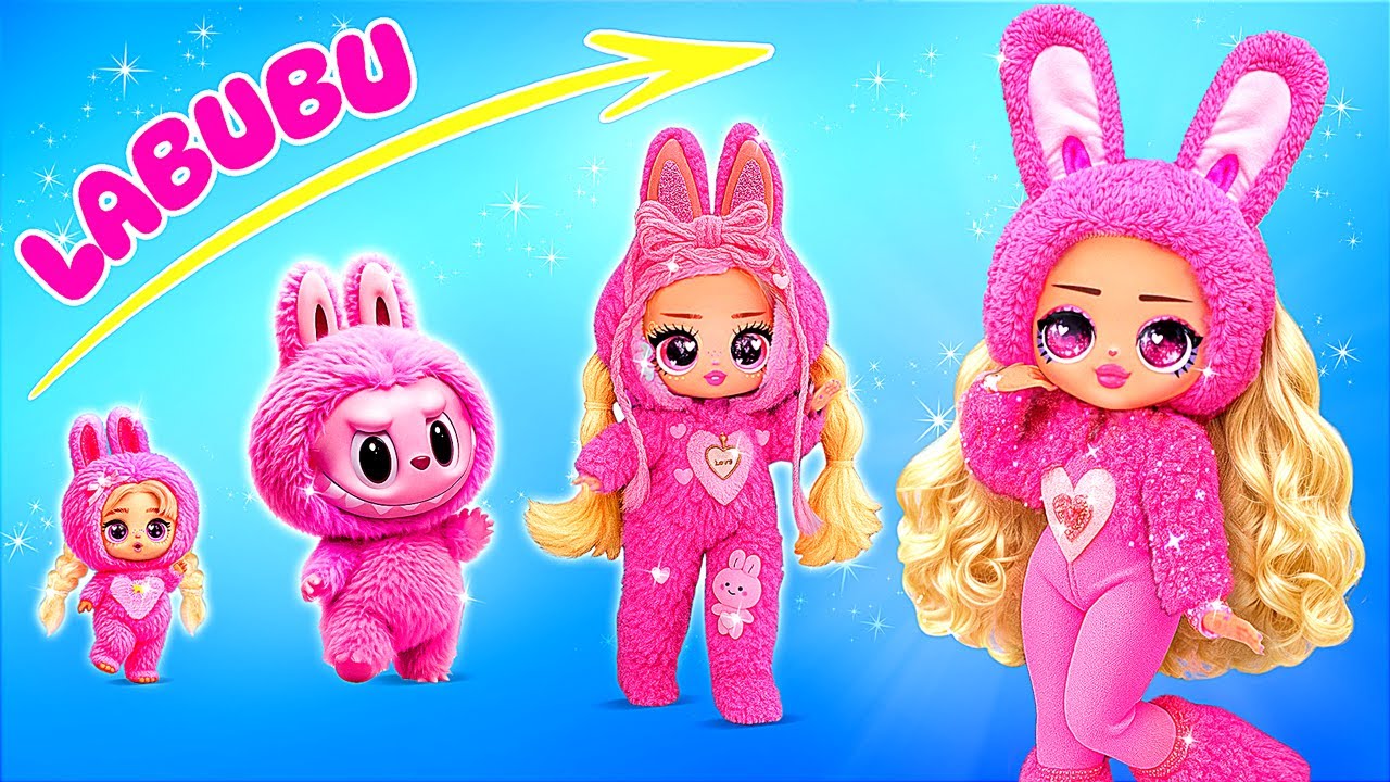 Lalka Labubu Dorasta! Wyroby dla LOL OMG