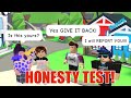HONESTY TEST in Adopt Me! | Roblox Adoptme!