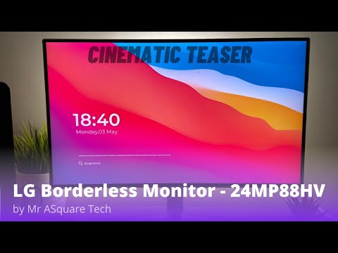 LG Borderless Monitor 24MP88HV 2021 | LG Bezel less 24 inch monitor | Epic Cinematic teaser
