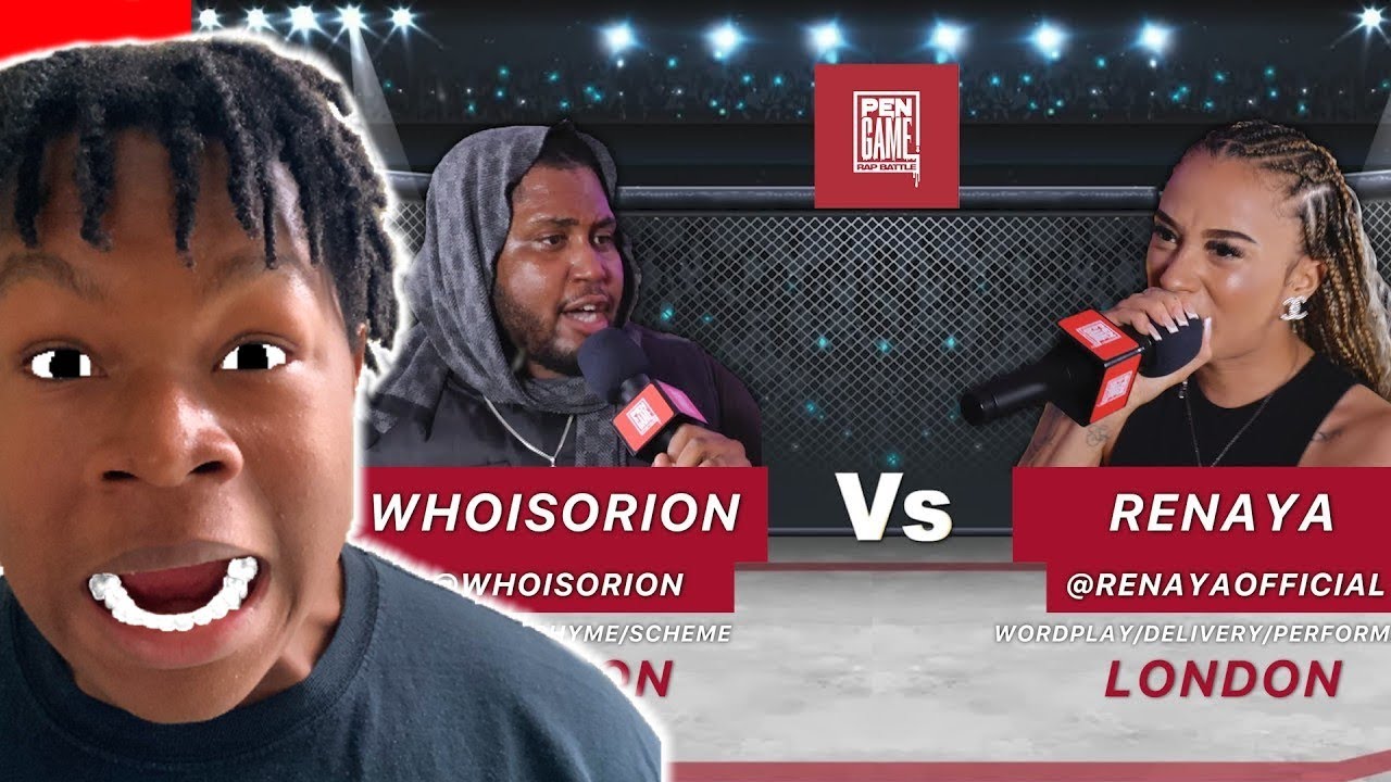 THE GIRL WON ?! WHOISORION Vs RENAYA | PenGame Rap Battle 2023 Reaction
